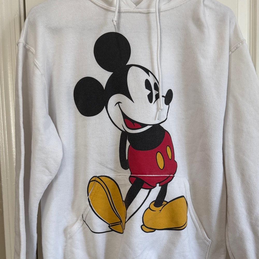 Disney White Mickey Mouse Hoodie / G30 - Picture 2 of 3
